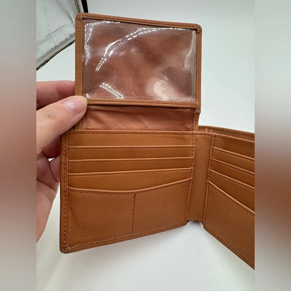 Old South Leather Bi-Fold Wallet